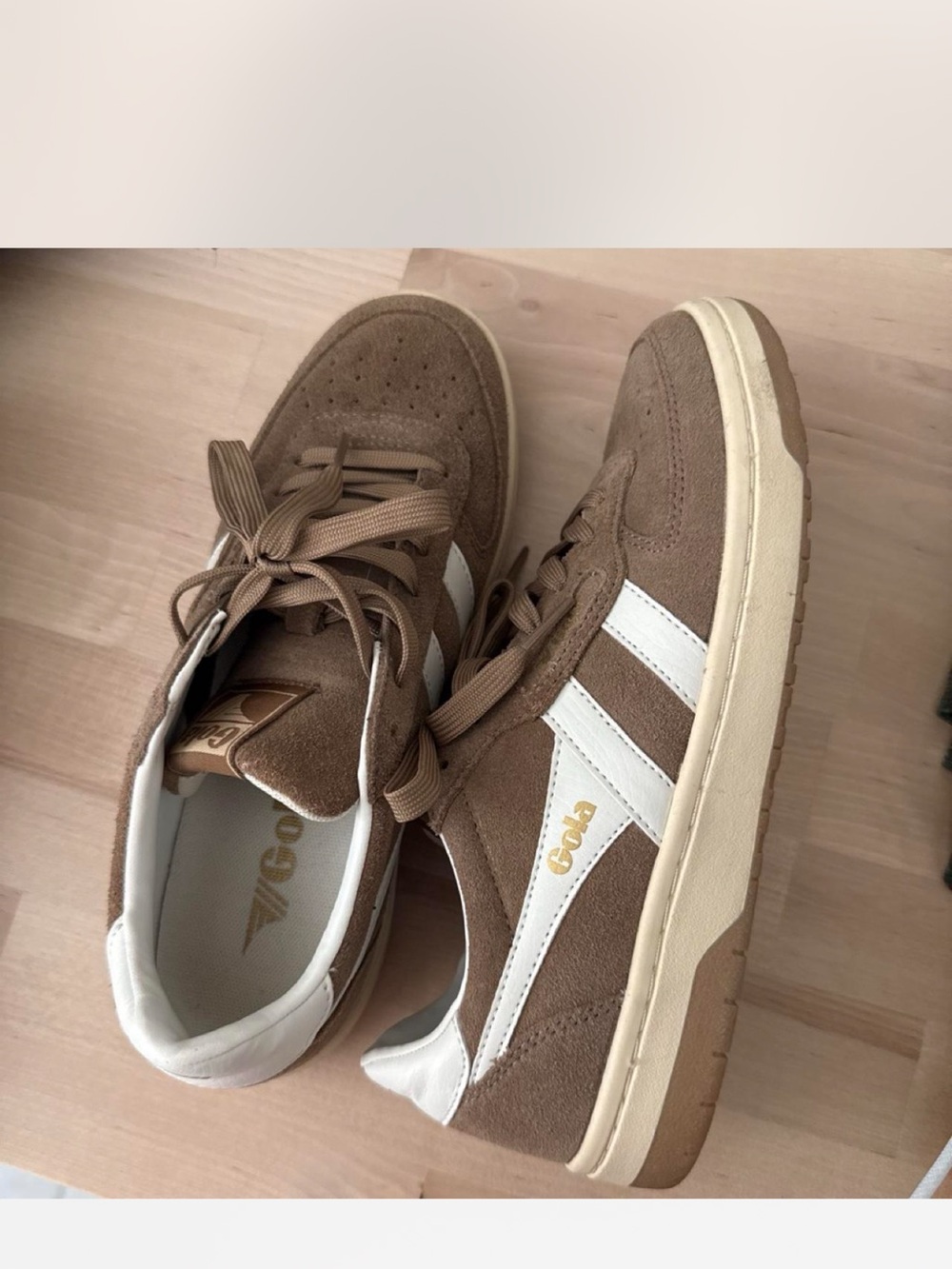 GOLA retro brown and white sneakers W 7